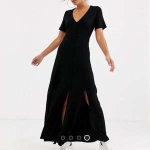 ASOS Button Through Maxi Tea Dress